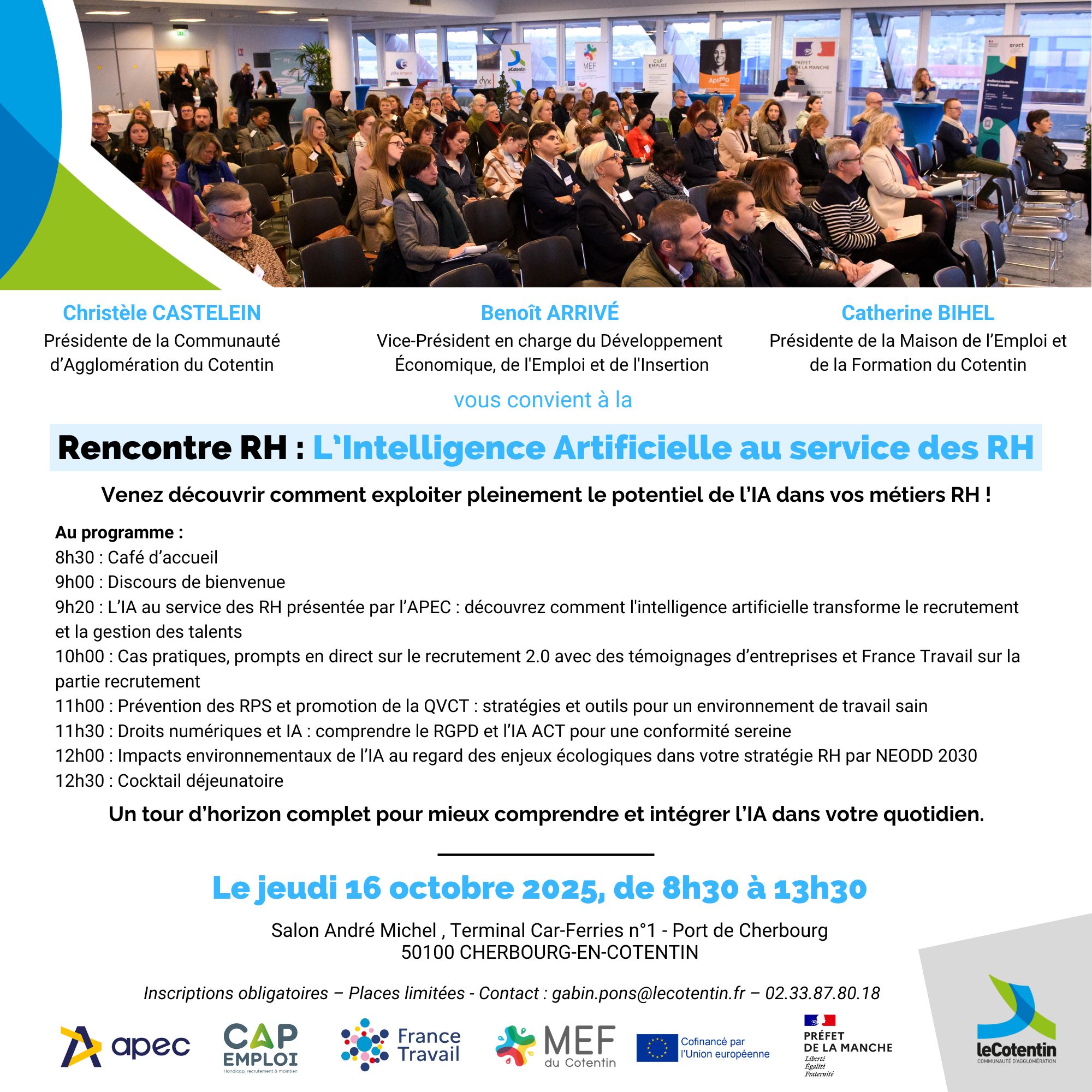 Rencontre RH L’Intelligence Artificielle au service des RH – 16/10/25